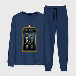 Костюм хлопковый мужской Tardis Sherlock, цвет: тёмно-синий