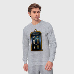 Костюм хлопковый мужской Tardis Sherlock, цвет: меланж — фото 2