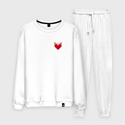 Мужской костюм Горящее сердце