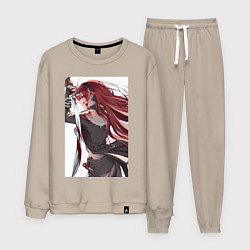 Костюм хлопковый мужской Реинкарнация безработного Бореас Грейрат, цвет: миндальный