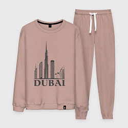 Мужской костюм Dubai city style