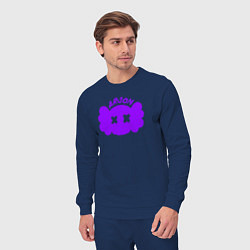 Костюм хлопковый мужской BTS Arson, цвет: тёмно-синий — фото 2