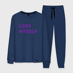 Мужской костюм Надпись love myself BTS