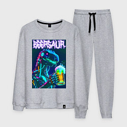 Мужской костюм Neon cyber beersaur - neon glow fantasy