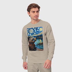 Костюм хлопковый мужской Бобр курва польский, цвет: миндальный — фото 2