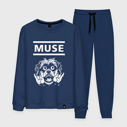 Костюм хлопковый мужской Muse rock dog, цвет: тёмно-синий