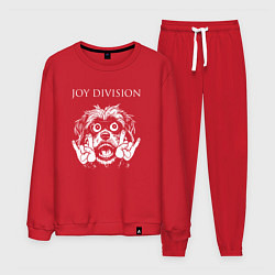 Костюм хлопковый мужской Joy Division rock dog, цвет: красный