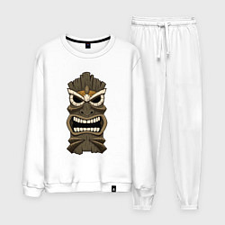 Костюм хлопковый мужской Тики Африка, цвет: белый