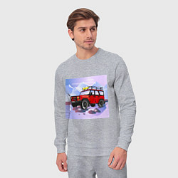 Костюм хлопковый мужской Внедорожник УАЗ Хантер, цвет: меланж — фото 2