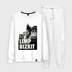 Костюм хлопковый мужской Limp Bizkit all, цвет: белый