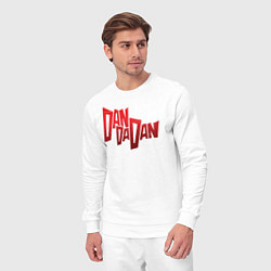 Костюм хлопковый мужской Dandadan Logo, цвет: белый — фото 2