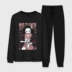 Мужской костюм Nezuko black total cost