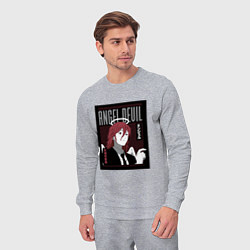 Костюм хлопковый мужской Человек-бензопила Angel Devil, цвет: меланж — фото 2