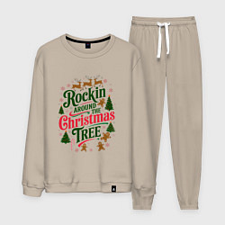 Мужской костюм Новогодняя атмосфера rockin around the christmas t