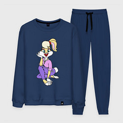 Костюм хлопковый мужской Lola Bunny, цвет: тёмно-синий