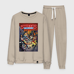 Костюм хлопковый мужской Обнаженный кулак - улицы ярости, цвет: миндальный