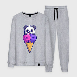 Мужской костюм Panda ice cream