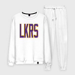 Костюм хлопковый мужской Team LKRS, цвет: белый