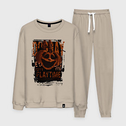 Костюм хлопковый мужской Пеклопёс DogDay из Poppy Playtime, цвет: миндальный