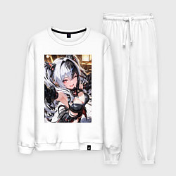 Костюм хлопковый мужской Jetavie Punishing Gray Raven, цвет: белый