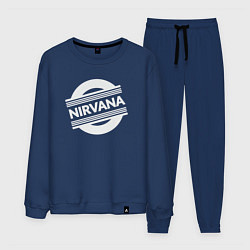 Костюм хлопковый мужской Rock Nirvana, цвет: тёмно-синий