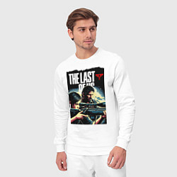 Костюм хлопковый мужской Ellie with a rifle and Joel - the last of us, цвет: белый — фото 2