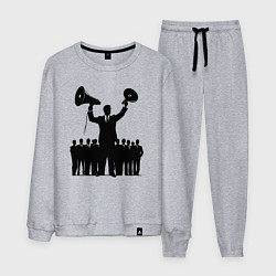 Мужской костюм Пиарщик с мегафонами