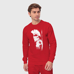 Костюм хлопковый мужской Один из 300 спартанцев, цвет: красный — фото 2