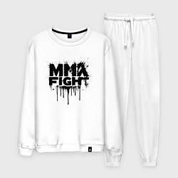Мужской костюм MMA боец черной краской