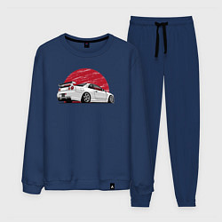 Костюм хлопковый мужской Nissan Skyline art, цвет: тёмно-синий