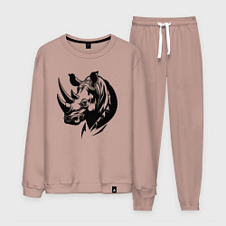 Мужской костюм Черный носорог