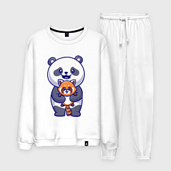 Мужской костюм Две панды