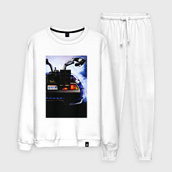 Костюм хлопковый мужской Out a time, цвет: белый