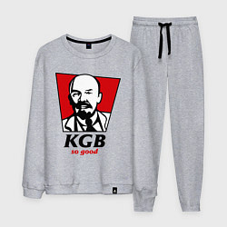 Костюм хлопковый мужской KGB: So Good, цвет: меланж