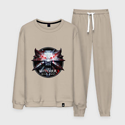 Костюм хлопковый мужской The Witcher 3, цвет: миндальный