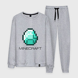 Мужской костюм Minecraft Diamond
