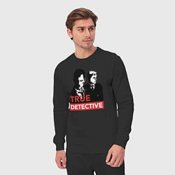 Костюм хлопковый мужской True Detective, цвет: черный — фото 2