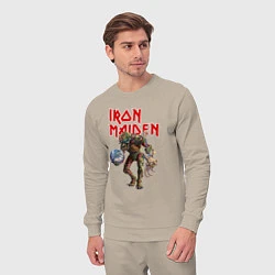 Костюм хлопковый мужской Iron Maiden: Zombie, цвет: миндальный — фото 2