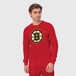 Костюм хлопковый мужской Boston Bruins, цвет: красный — фото 2