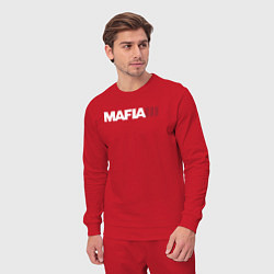 Костюм хлопковый мужской Mafia III, цвет: красный — фото 2