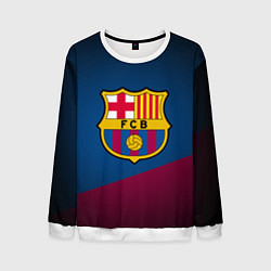 Свитшот мужской FCB Barcelona, цвет: 3D-белый