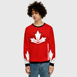 Свитшот мужской Сборная Канады: домашняя форма, цвет: 3D-черный — фото 2
