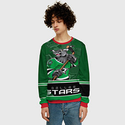 Свитшот мужской Dallas Stars, цвет: 3D-красный — фото 2