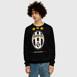 Свитшот мужской Juventus: 3 stars, цвет: 3D-черный — фото 2