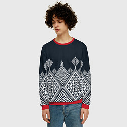 Свитшот мужской Pat30, цвет: 3D-красный — фото 2