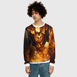 Свитшот мужской Nevermore Hell, цвет: 3D-белый — фото 2