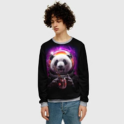 Свитшот мужской Panda Cosmonaut, цвет: 3D-меланж — фото 2