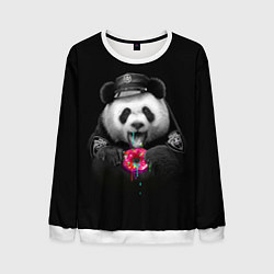 Свитшот мужской Donut Panda, цвет: 3D-белый