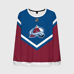 Свитшот мужской NHL: Colorado Avalanche, цвет: 3D-белый