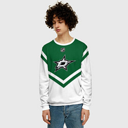 Свитшот мужской NHL: Dallas Stars, цвет: 3D-белый — фото 2